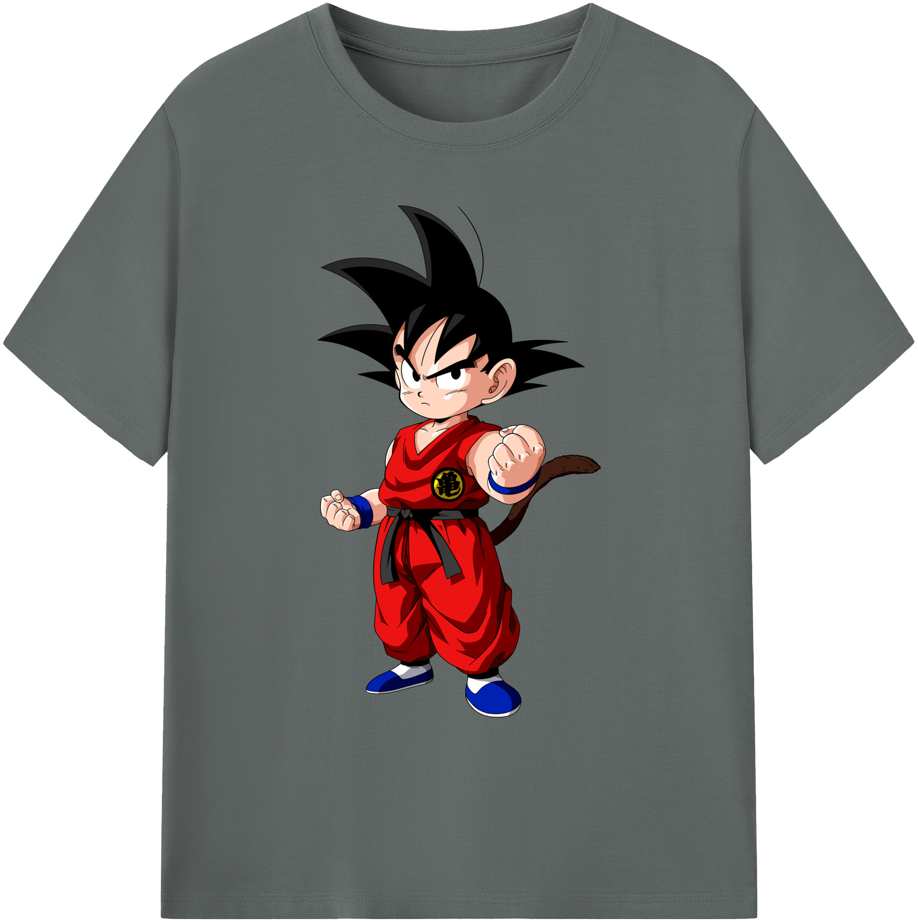 （画像用） ドラゴンボール 孫悟空（そん ごくう）Son Goku カカロット DRAGON BALL Kakarotto 綿100％ メンズ半袖Tシャツ｜肌触りやわらか＆通気性